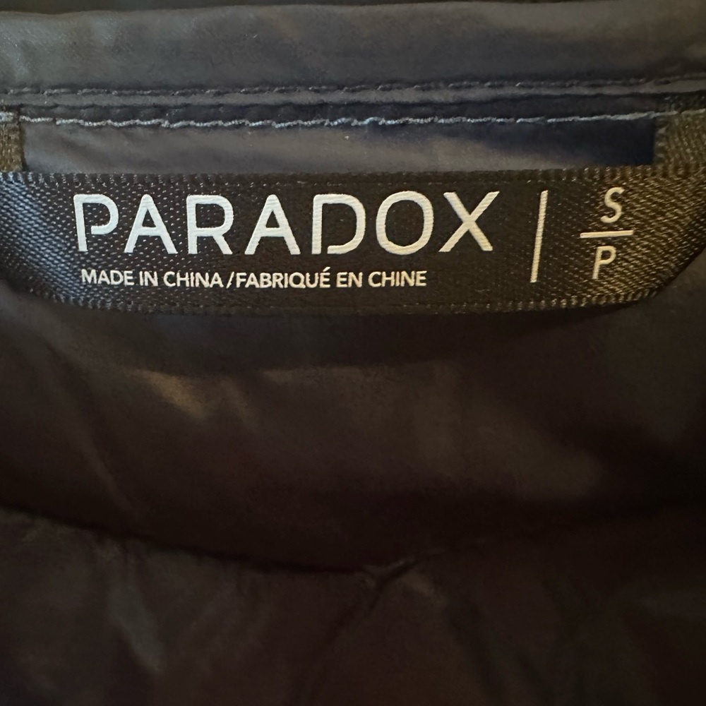 New w/tags Paradox Primaloft Luxe Long Women’s Packable Hooded Coat, Size Small. - Picture 7 of 12